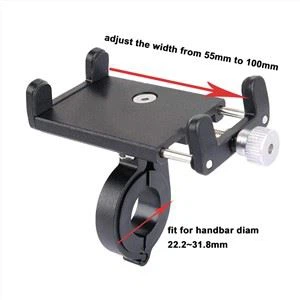 Jalgratta mobiilialuse telefonihoidja